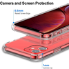  Techsuit - Ütésálló Átlátszó Szilikon - iPhone 12 mini - Átlátszó tok - 2. kép