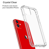  Techsuit - Ütésálló Átlátszó Szilikon - iPhone 12 mini - Átlátszó tok - 3. kép