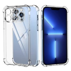  Techsuit - Ütésálló Átlátszó Szilikon - iPhone 13 Pro Max - Átlátszó tok