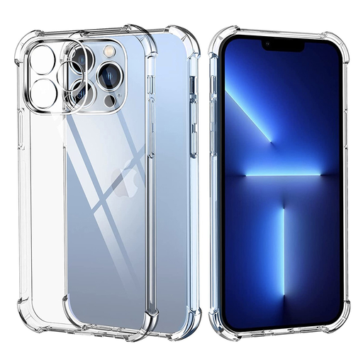 Techsuit - Ütésálló Átlátszó Szilikon - iPhone 13 Pro Max - Átlátszó tok Techsuit - Ütésálló Átlátszó Szilikon - iPhone 13 Pro Max - Átlátszó tok
