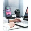 ESR 3in1 Vezeték nélküli gyorstöltő állvány fekete, töltőállomás (Airpods, Apple Watch, iPhone) - 1. kép