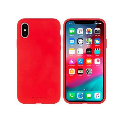 iPhone 12 Pro MAX Mercury szilikon tok piros