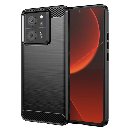 Techsuit - Szén Szilikon - Xiaomi 13T / 13T Pro - Fekete tok Techsuit - Szén Szilikon - Xiaomi 13T / 13T Pro - Fekete tok