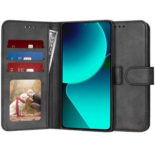 Techsuit - Naptár füzet - Xiaomi 13T / 13T Pro - Fekete tok Techsuit - Naptár füzet - Xiaomi 13T / 13T Pro - Fekete tok