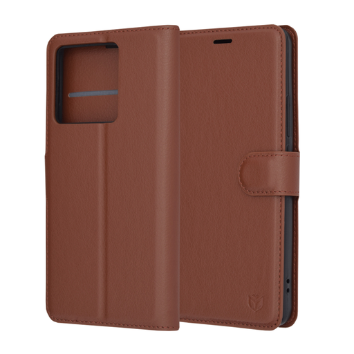 Techsuit - Bőr Tok - Xiaomi 13T / 13T Pro - Barna tok Techsuit - Bőr Tok - Xiaomi 13T / 13T Pro - Barna tok