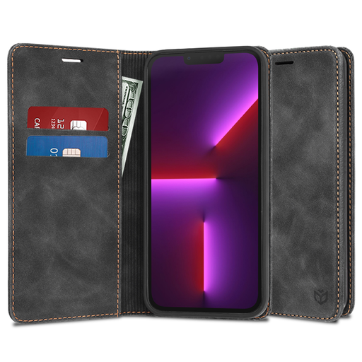 Techsuit - Kényelmes Burkolat - iPhone 13 Pro - Fekete tok Techsuit - Kényelmes Burkolat - iPhone 13 Pro - Fekete tok