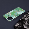  Techsuit - Márvány sorozat - iPhone 13 - zöld hatszög tok - 3. kép