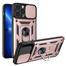  Techsuit - CamShield sorozat - iPhone 13 Pro Max - Rózsaarany tok