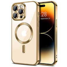  Techsuit - Luxus Kristály MagSafe - iPhone 14 Pro Max - Arany tok