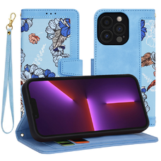  Techsuit - FlipCraft - iPhone 13 Pro - Élénk Kék tok