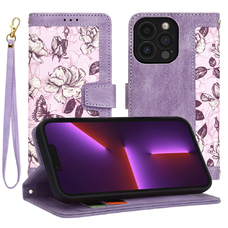  Techsuit - FlipCraft - iPhone 13 Pro - Titokzatos lila tok