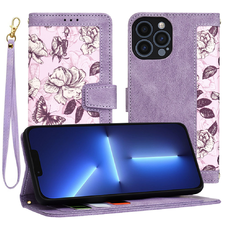  Techsuit - FlipCraft - iPhone 13 Pro Max - Rejtélyes Lila tok