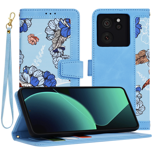 Techsuit - FlipCraft - Xiaomi 13T / 13T Pro - Élénk Kék tok Techsuit - FlipCraft - Xiaomi 13T / 13T Pro - Élénk Kék tok