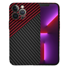  Techsuit - Karbonit Rosthéj - iPhone 13 Pro - Vörös Vortex tok