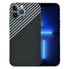  Techsuit - Karbonit Szálas Héj - iPhone 13 Pro Max - Lopakodó Szürke tok