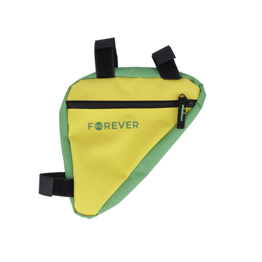 Bike frame bag FB-100 Forever Outdoor sárga-zöld Bike frame bag FB-100 Forever Outdoor sárga-zöld