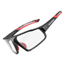 Rockbros SP216BK fotokróm UV400 kerékpáros szemüveg - fekete és piros