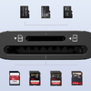 UGREEN CM265 2 az 1-ben USB-C kártyaolvasó (fekete) - 2. kép