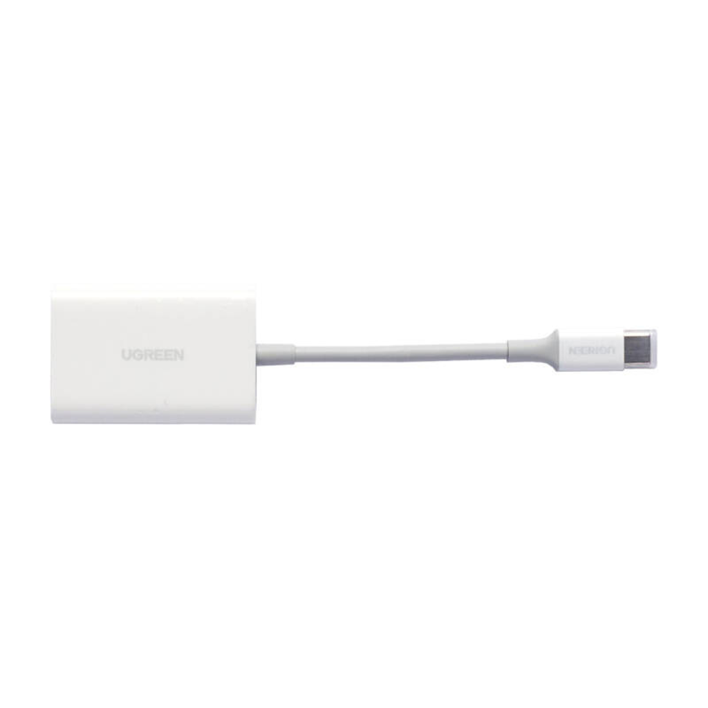 Ugreen 2-az-1-ben USB-C Kártyaolvasó CM265 (fehér) - 2