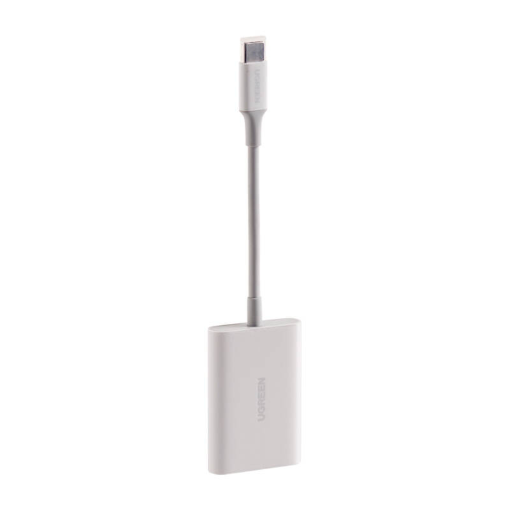 Ugreen 2-az-1-ben USB-C Kártyaolvasó CM265 (fehér) - 4