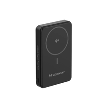 Wozinsky WLWP-10KA0Y3S 22.5W PD Qi2 10000 mAh powerbank támasztékkal, 1x USB-A, 1x USB-C - fekete