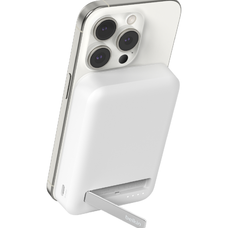 Belkin 10k Qi2 MagSafe kompatibilis Powerbank kitámasztóval - Fehér