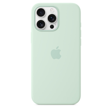 Apple iPhone 16 Pro Max szilikon tok MagSafe-fel - Akvamarin (SZEZONÁLIS)