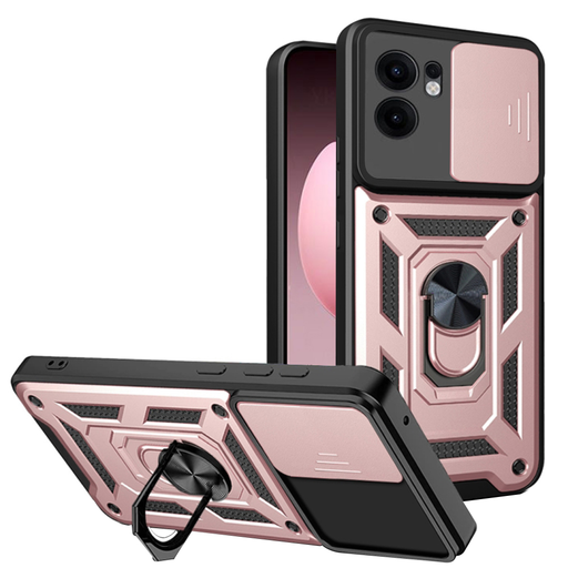 Techsuit - CamShield sorozat - Oppo Reno13 F 4G / Reno13 F 5G / Reno13 FS 5G - Rózsaarany tok Techsuit - CamShield sorozat - Oppo Reno13 F 4G / Reno13 F 5G / Reno13 FS 5G - Rózsaarany tok