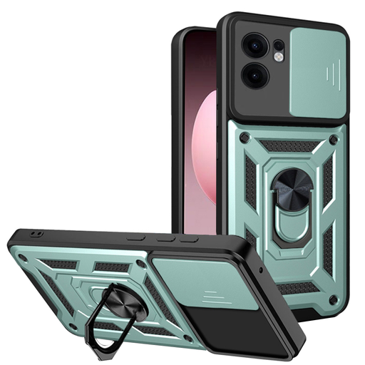 Techsuit - CamShield Sorozat - Oppo Reno13 F 4G / Reno13 F 5G / Reno13 FS 5G - Zöld tok Techsuit - CamShield Sorozat - Oppo Reno13 F 4G / Reno13 F 5G / Reno13 FS 5G - Zöld tok