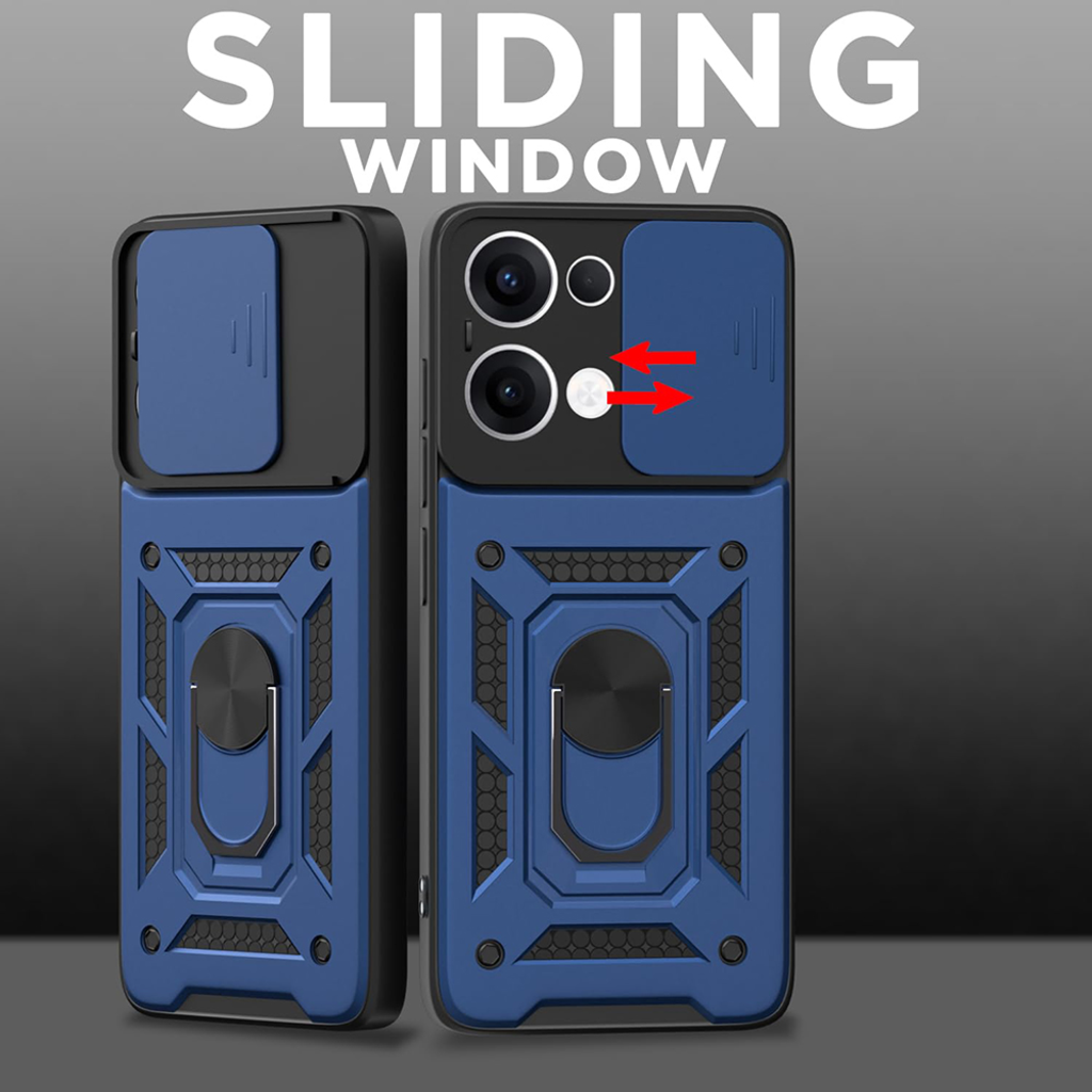  Techsuit - CamShield Sorozat - Oppo Reno13 - Zöld tok - 11