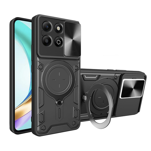 Techsuit - CamGuard Pro - Honor X6b - Fekete tok Techsuit - CamGuard Pro - Honor X6b - Fekete tok
