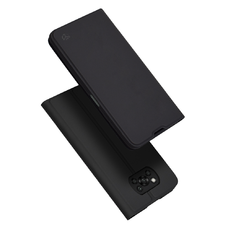  Techsuit - Magskin Könyv - Xiaomi Poco X3 / Poco X3 NFC / Poco X3 Pro - Fekete tok
