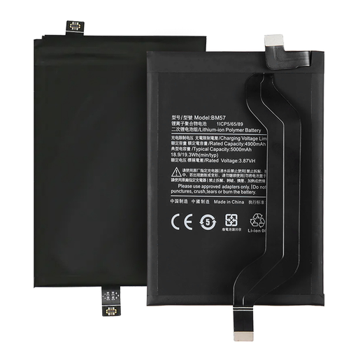  OEM - Okostelefon Akkumulátor BM57 (18724) - Xiaomi Poco X3 GT / X3 NFC / Redmi Note 10 Pro - 5000mAh - Fekete