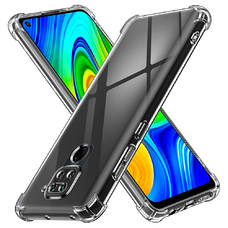  Techsuit - Ütésálló Átlátszó Szilikon - Xiaomi Redmi Note 9 / Redmi 10X 4G - Átlátszó tok