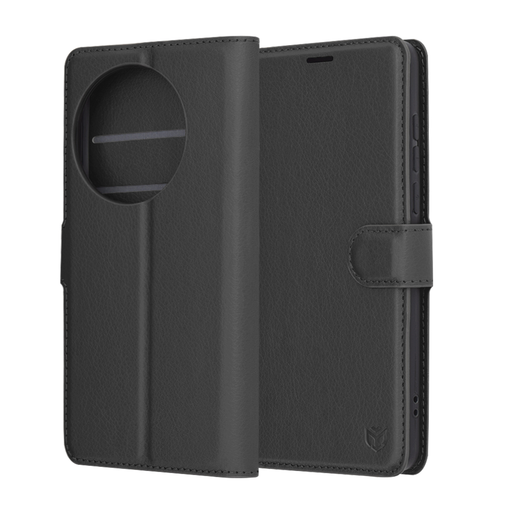 Techsuit - Bőr Tok - OnePlus 13 - Fekete tok Techsuit - Bőr Tok - OnePlus 13 - Fekete tok
