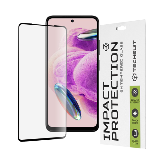 Techsuit - 111D Teljes Fedésű / Teljes Ragasztású Üveg - Xiaomi Redmi Note 12S - Fekete üvegfólia Techsuit - 111D Teljes Fedésű / Teljes Ragasztású Üveg - Xiaomi Redmi Note 12S - Fekete üvegfólia