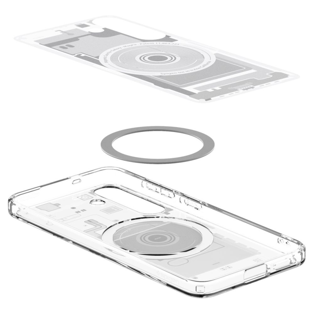  Galaxy S25 Fehér Spigen Ultra Hybrid Mag Magsafe Zero One tok - 7