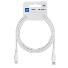 BLUE STAR ECO kábel 2,4A 27W Type C - Lightning PJ72-18-3 1m biela