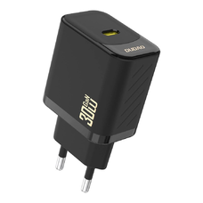 Dudao A27P 30W PD GaN USB-C fali töltő - Fekete
