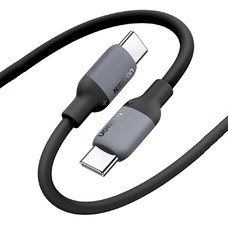 Ugreen US563 USB-C / USB-C PD 60W szilikon kábel 2m - szürke