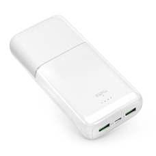 Powerbank Puro DAILY 20 PLUS 20000mAh 2x USB-A / 1x USB-C 22.5W PD AFC - fehér