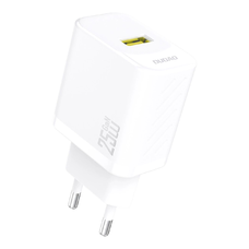 Dudao A27S 25W GaN USB-A hálózati töltő adapter - Fehér