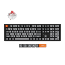 Vezeték nélküli Billentyűzet Keychron K10 Max RGB Piros Kapcsolók (fekete) [K10M-B1]