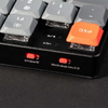 Keychron K5 Max RGB Piros kapcsolós vezeték nélküli, alacsony profilú billentyűzet (fekete) [K5M-H1] - 2. kép