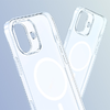 Baseus Crystal Mágneses Tok iPhone 16 TouchButton (átlátszó) - 2. kép