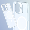 Baseus Crystal Mágneses Tok iPhone 16 TouchButton (átlátszó) - 4. kép