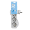 Hálózati hosszabbító PHILIPS elosztó 3 Schuko aljzattal 1,5m 10A fehér - 0. kép