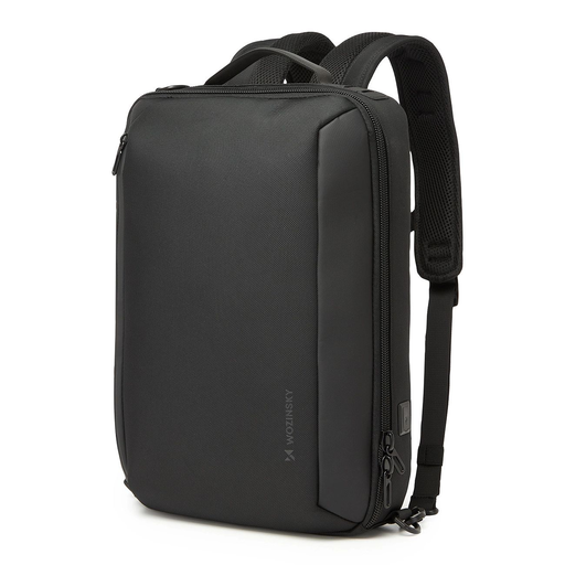 Wozinsky Premium hátizsák/táska laptophoz 15,6'' vállpánttal - fekete