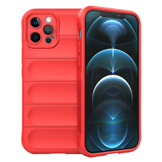  Techsuit - Varázspajzs - iPhone 12 Pro Max - Piros tok