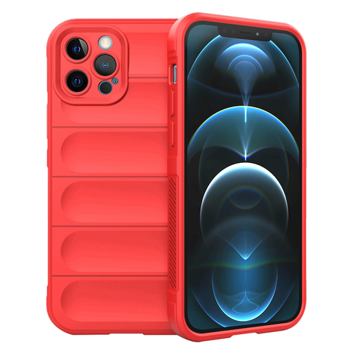  Techsuit - Varázspajzs - iPhone 12 Pro Max - Piros tok